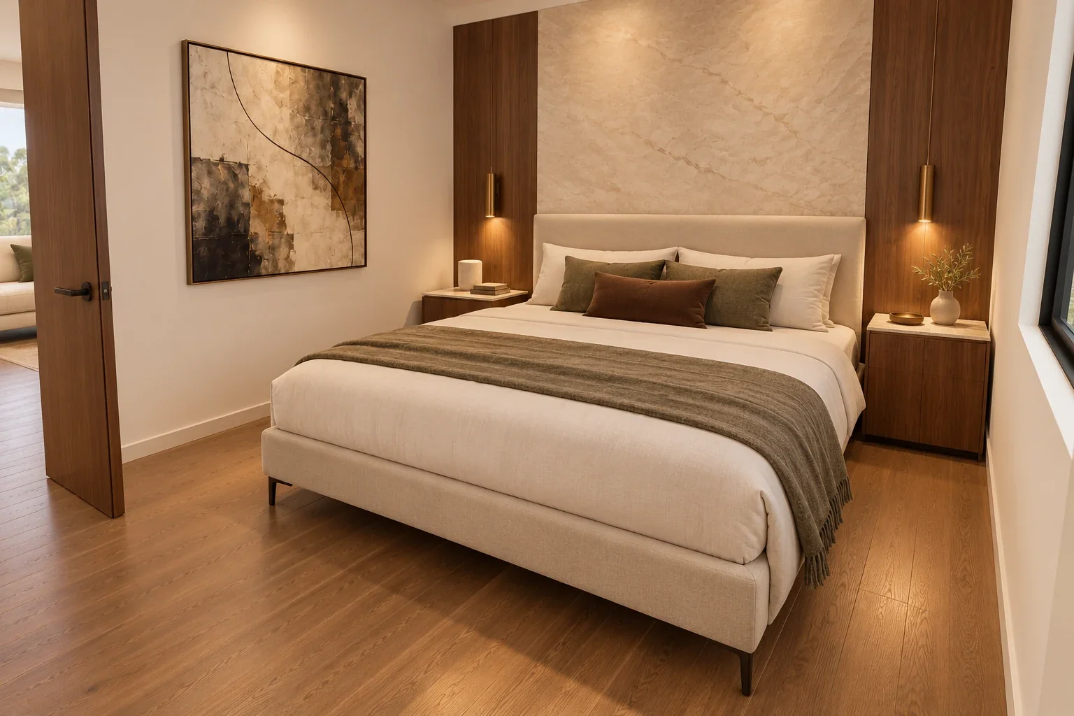 Interior of the 1 bedroom