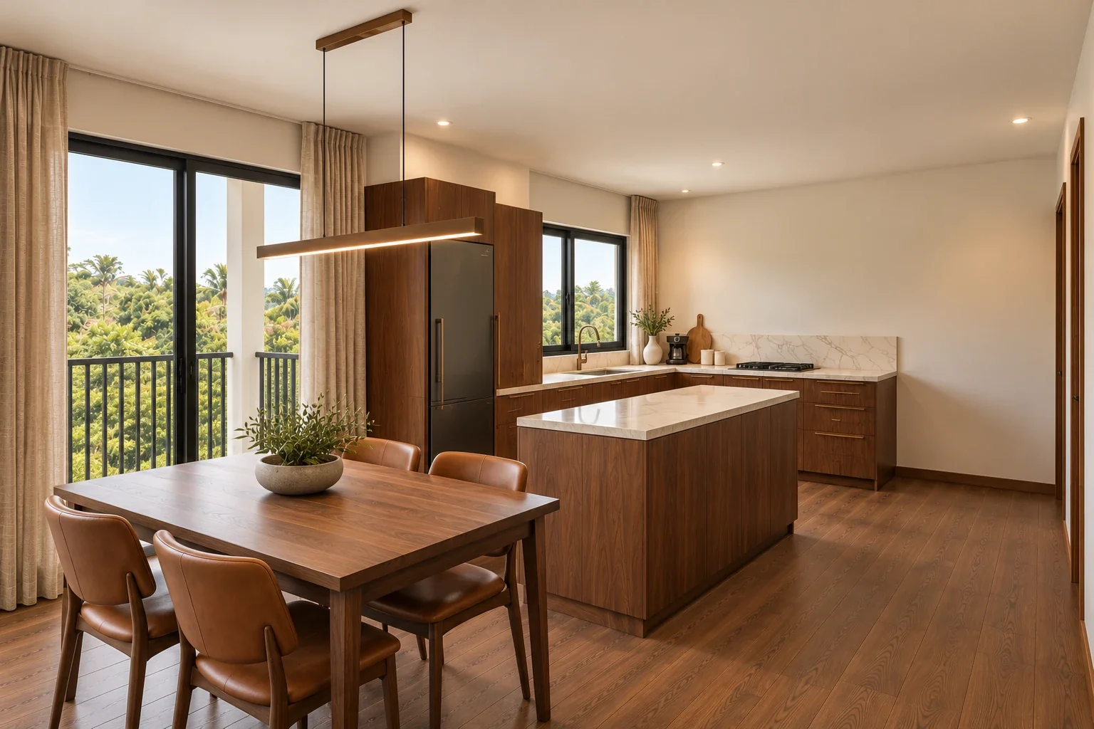 Interior of the 2 bedrooms